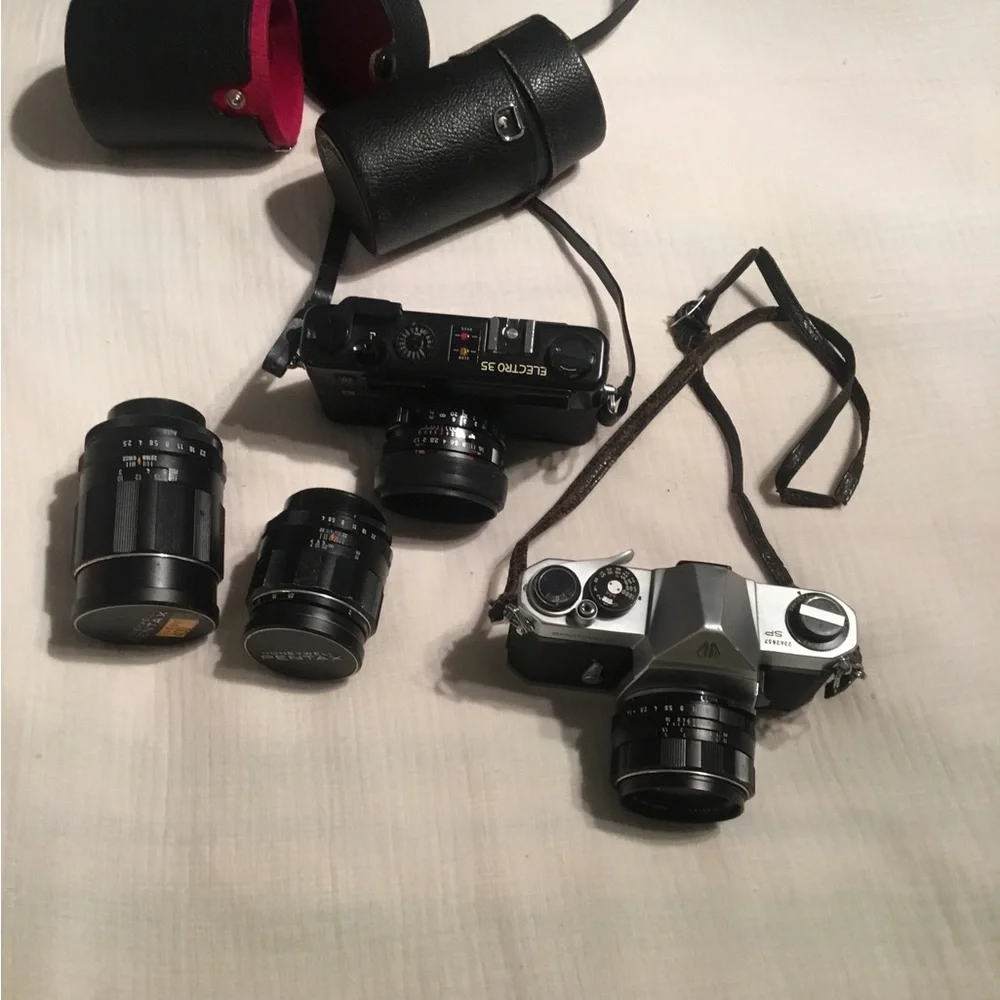 35 Classic Rangefinder Camera - Black/Silver